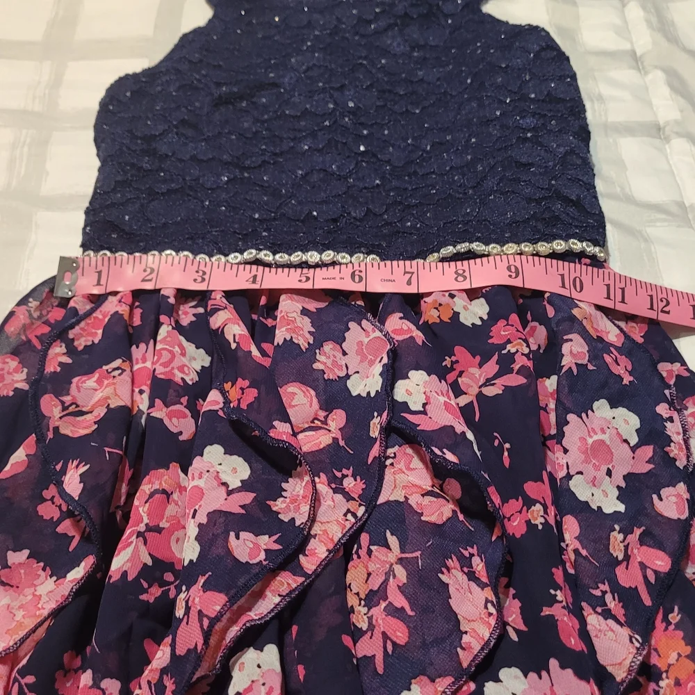 Beautiful Speechless Fancy Dress~Ruffles~Rhinestone~Elegant~Size 12